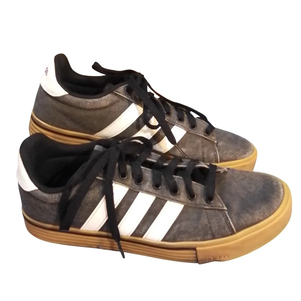 Adidas Grey White Gum Sole Skate‎ Casual Sneakers SKUM069